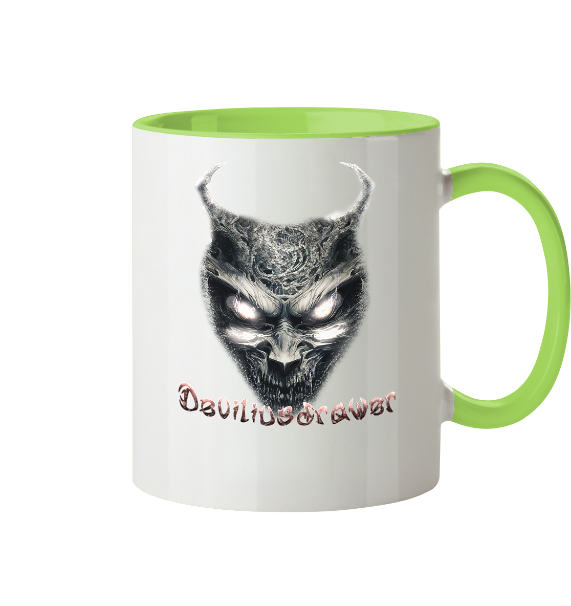 Deviliusdrawer Demonic Evil Zombie - Tasse zweifarbig