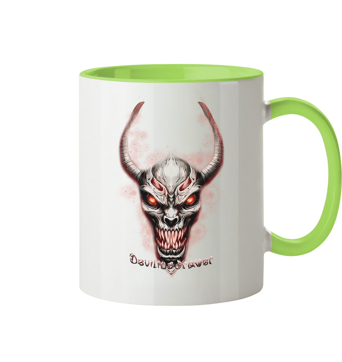 Deviliusdrawer Red Eyed Skeleton - Tasse zweifarbig
