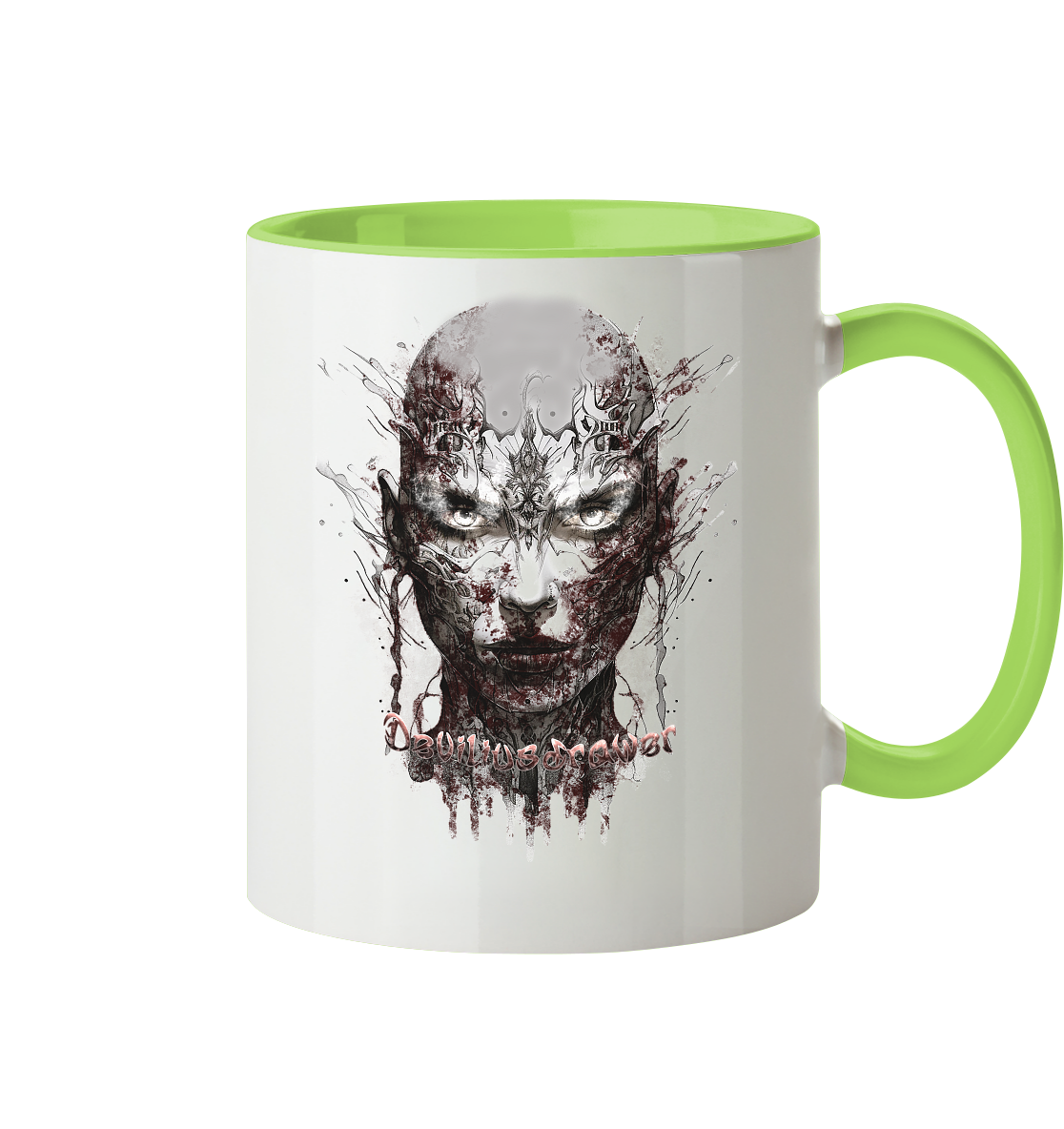 Deviliusdrawer Mechanic Girl - Tasse zweifarbig