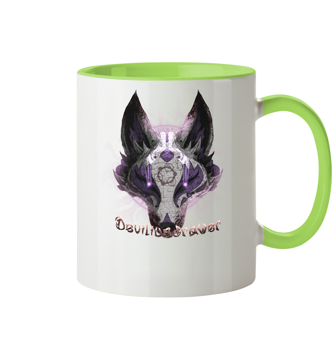 Deviliusdrawer Dark Kitsune - Tasse zweifarbig
