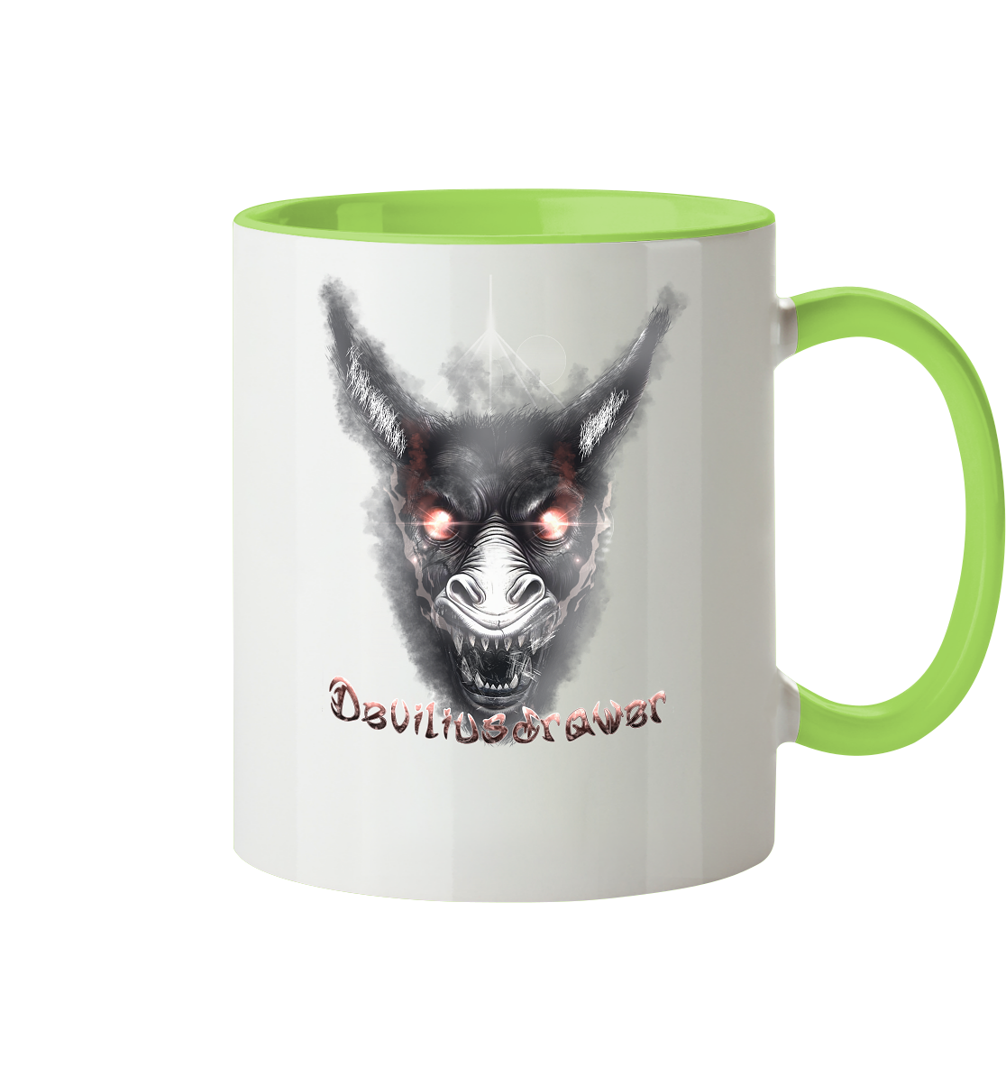 Deviliusdrawer Evil Donkey - Tasse zweifarbig