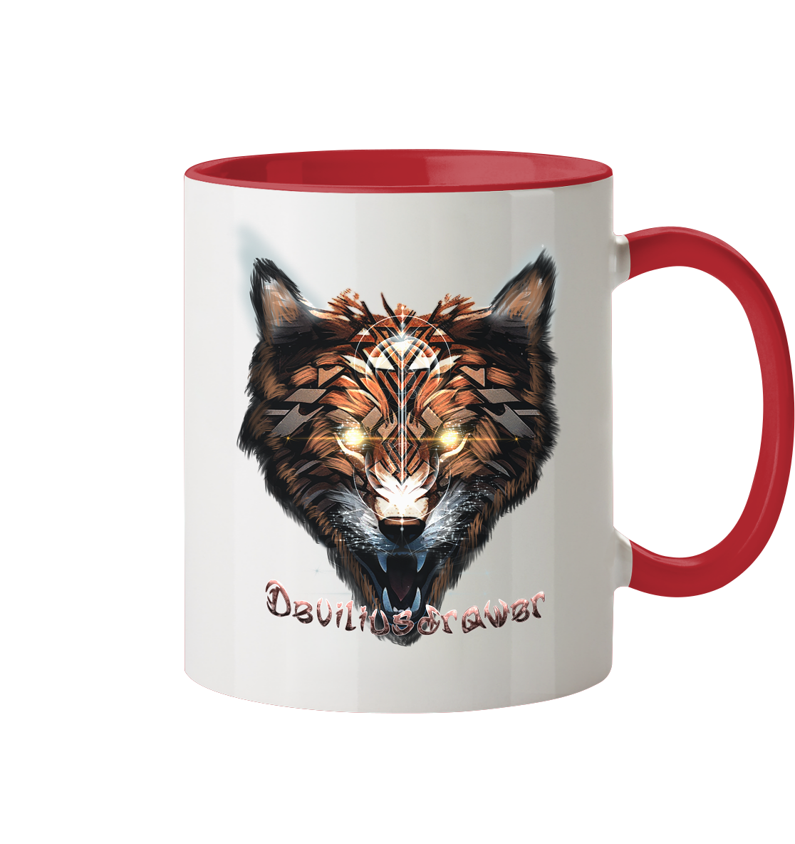 Deviliusdrawer Foxwolf - Tasse zweifarbig