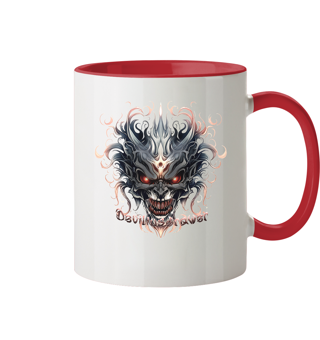 Deviliusdrawer Demon Mask - Tasse zweifarbig
