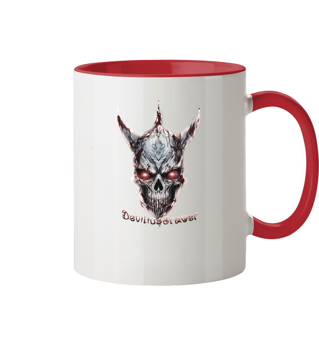 Deviliusdrawer Bloody Skeleton - Tasse zweifarbig