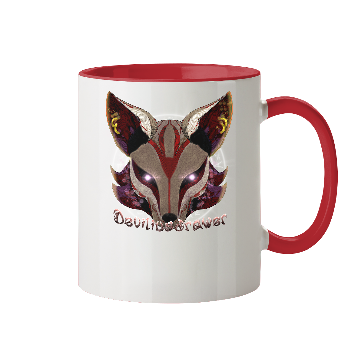 Deviliusdrawer Magic Kitsune - Tasse zweifarbig