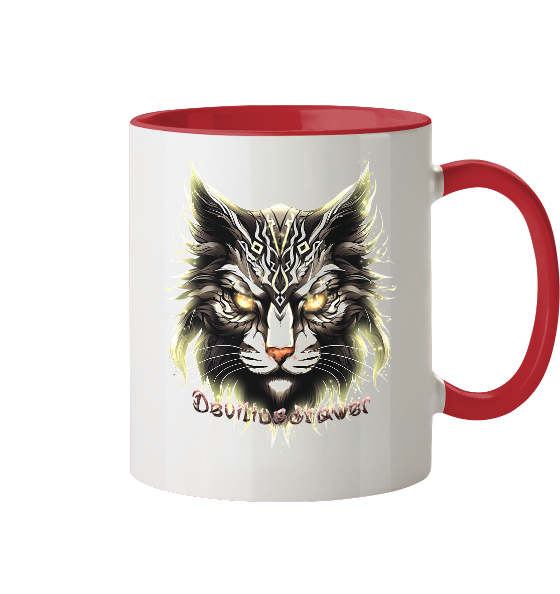 Deviliusdrawer Golden Cat - Tasse zweifarbig