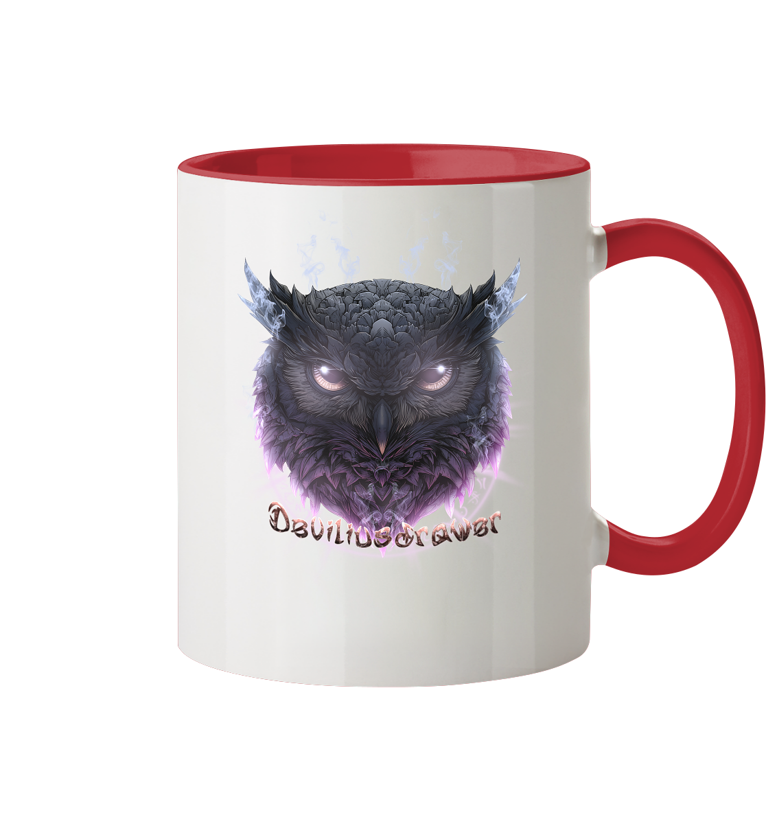 Deviliusdrawer Darkness Owl - Tasse zweifarbig