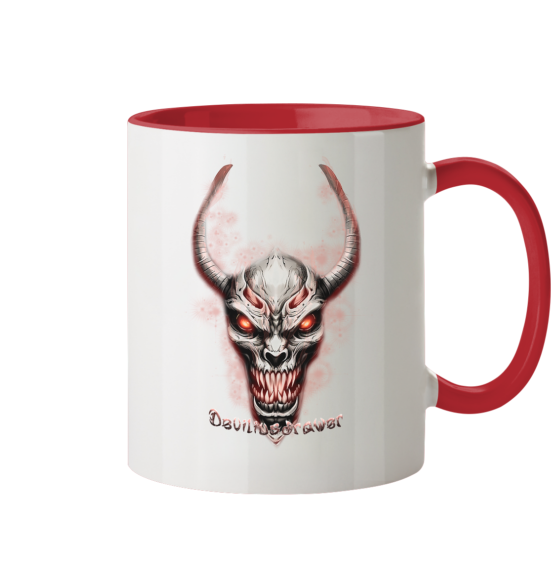 Deviliusdrawer Red Eyed Skeleton - Tasse zweifarbig