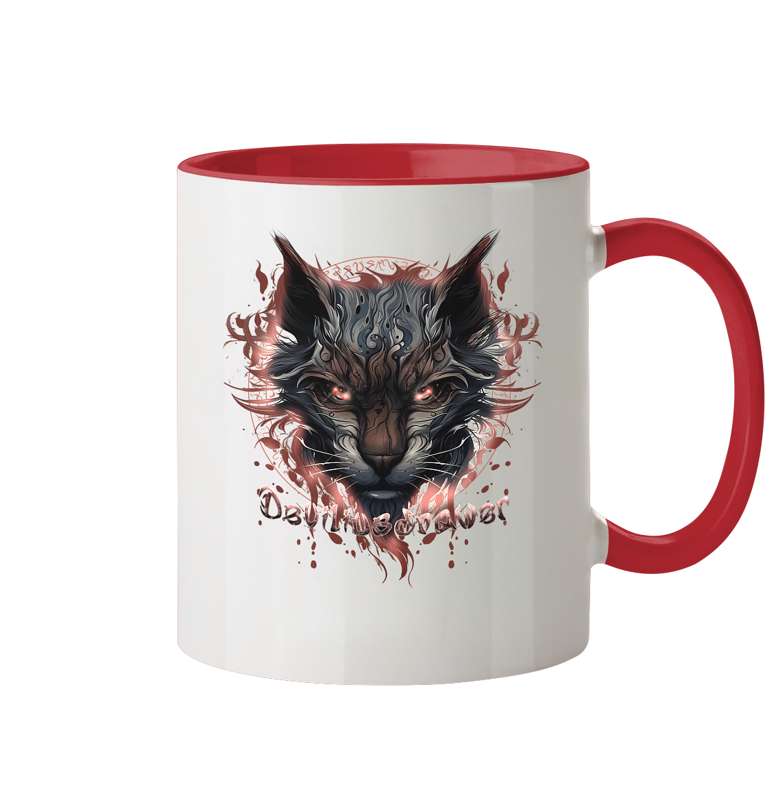 Deviliusdrawer Devil Cat - Tasse zweifarbig