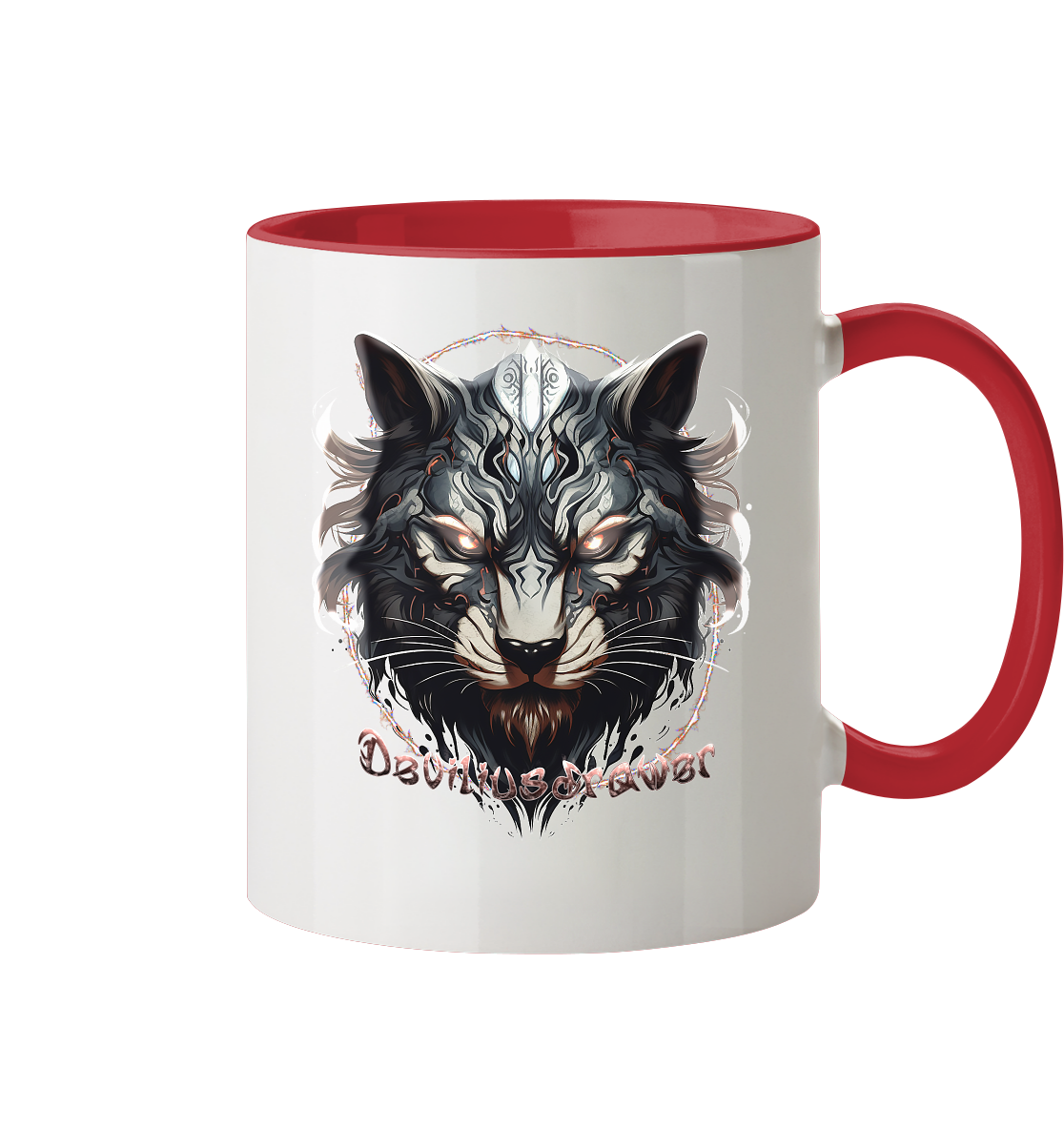 Deviliusdrawer Wolfcat - Tasse zweifarbig