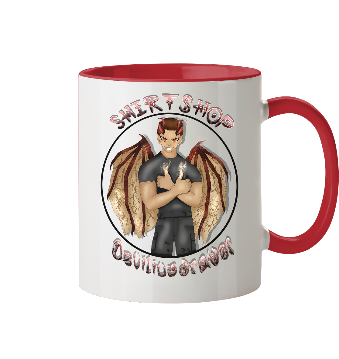 Deviliusdrawer Devilshop - Tasse zweifarbig