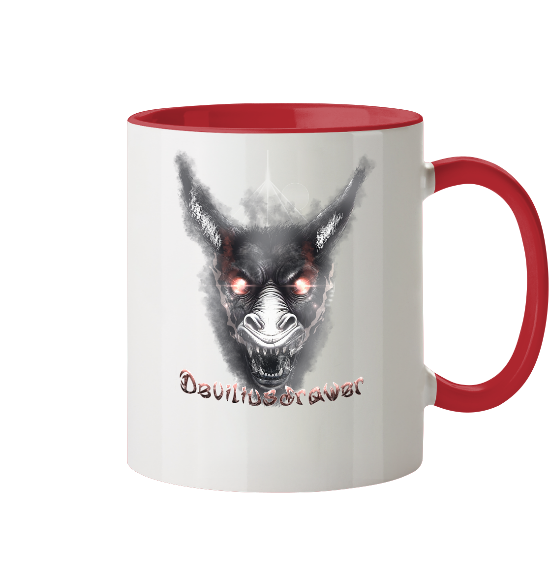 Deviliusdrawer Evil Donkey - Tasse zweifarbig