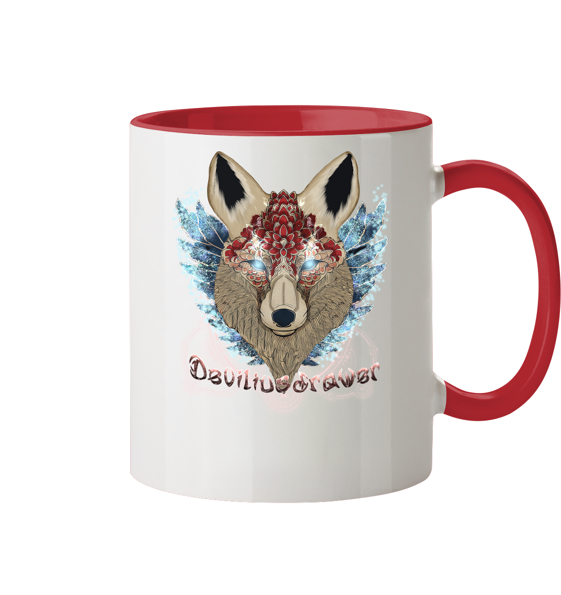 Deviliusdrawer Diamond Kitsune - Tasse zweifarbig