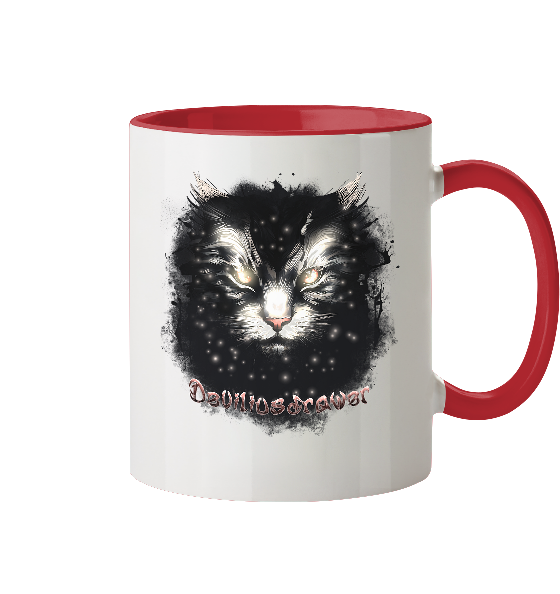 Deviliusdrawer Star Cat - Tasse zweifarbig