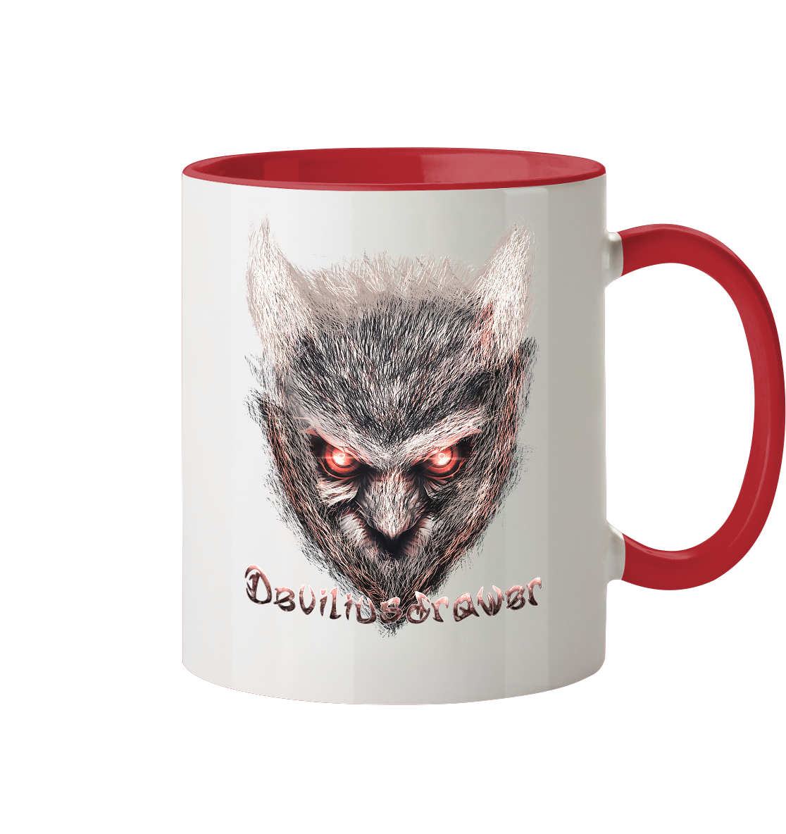 Deviliusdrawer Red Eyed Owl - Tasse zweifarbig