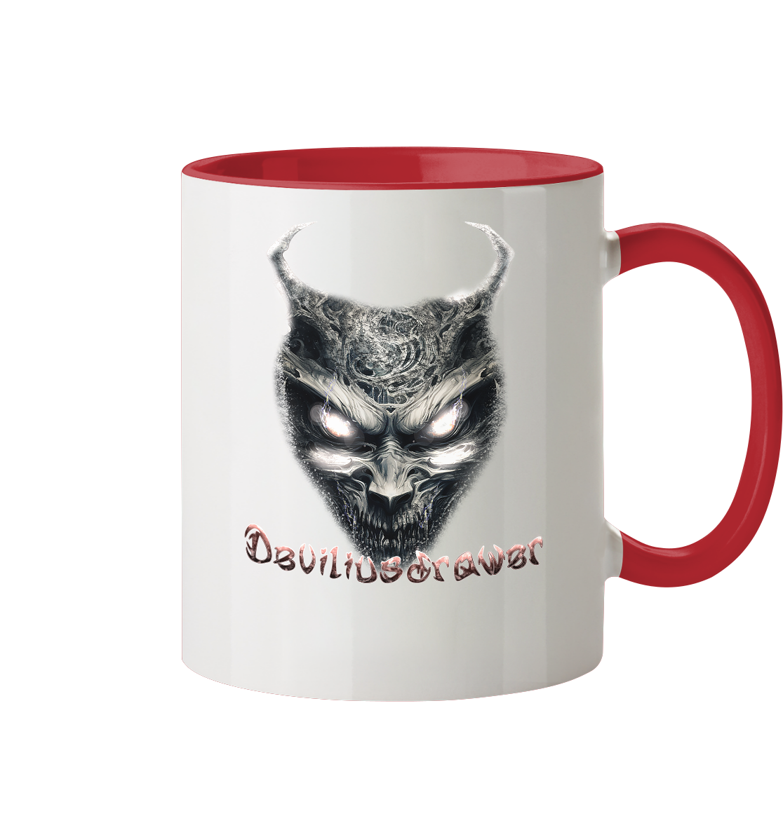 Deviliusdrawer Demonic Evil Zombie - Tasse zweifarbig