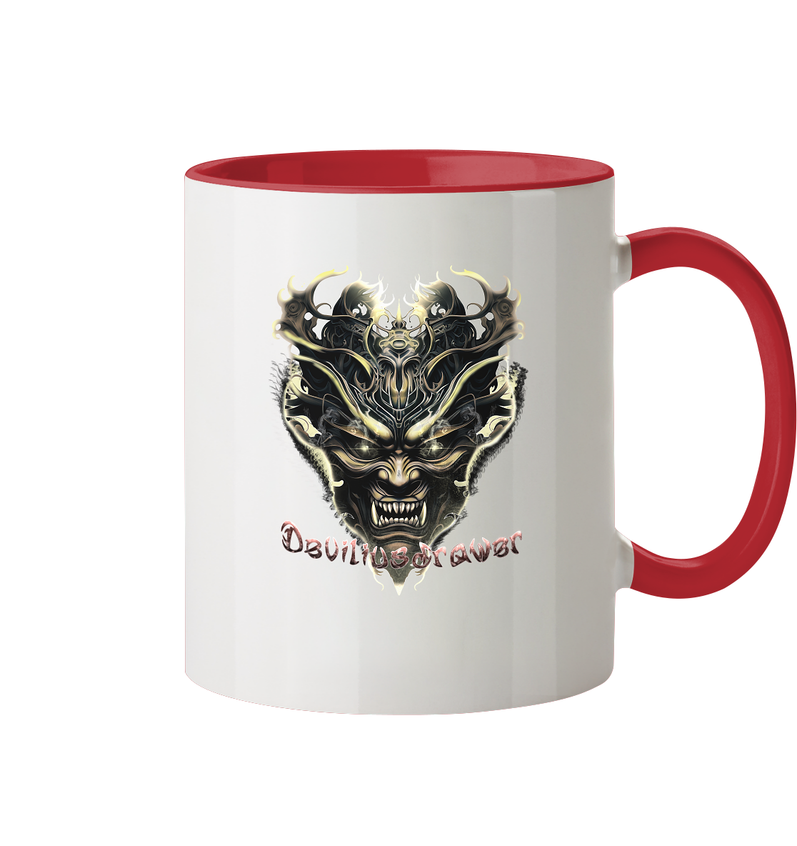 Deviliusdrawer Golden Demon Vampire - Tasse zweifarbig