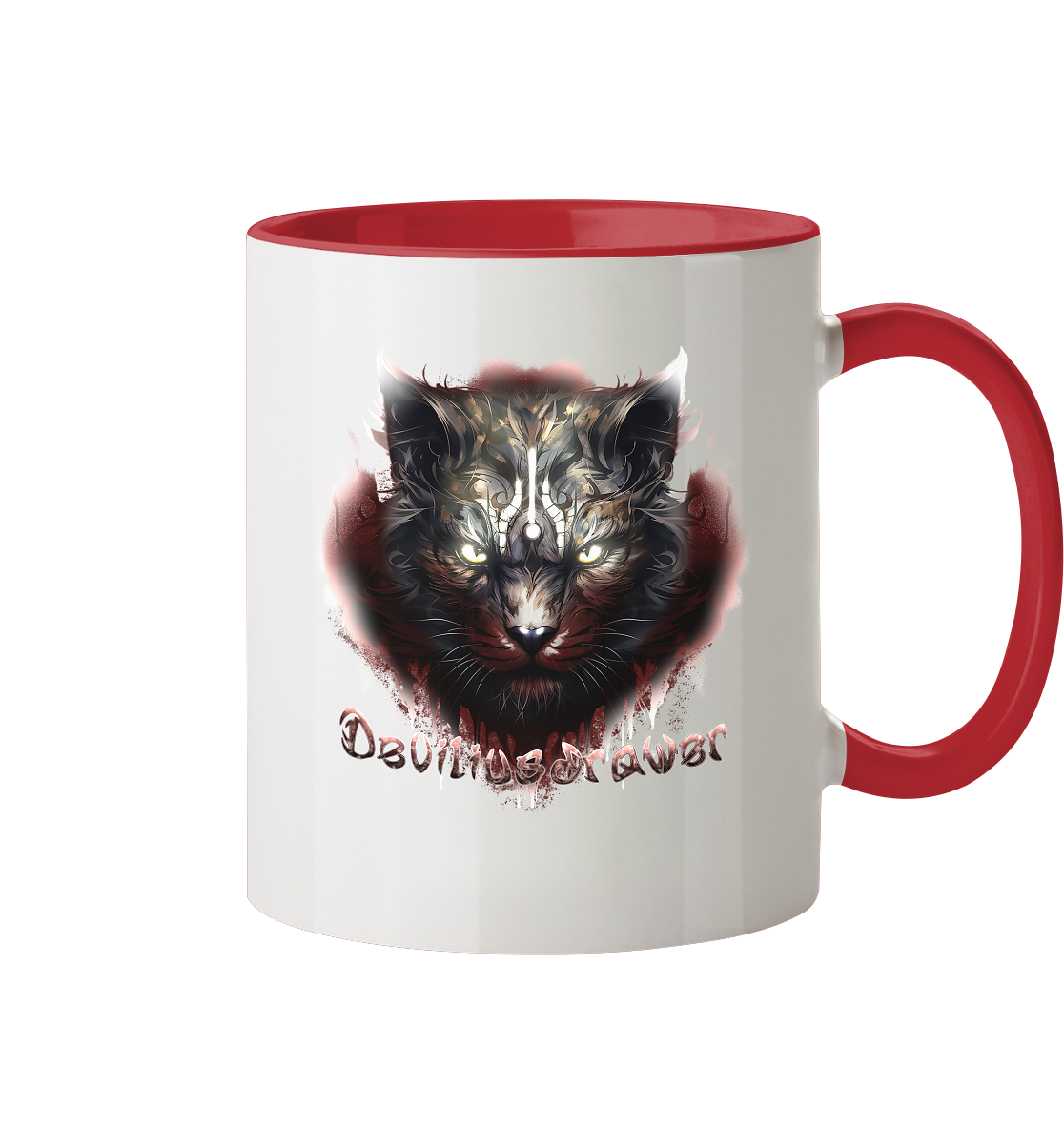 Deviliusdrawer Angry Badass - Tasse zweifarbig