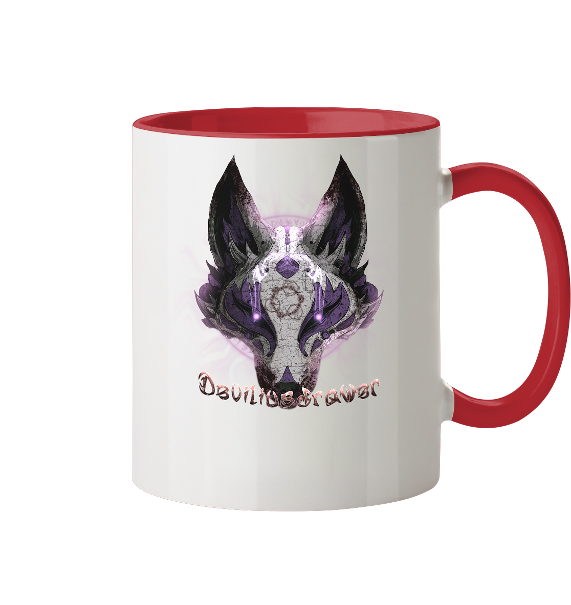 Deviliusdrawer Dark Kitsune - Tasse zweifarbig