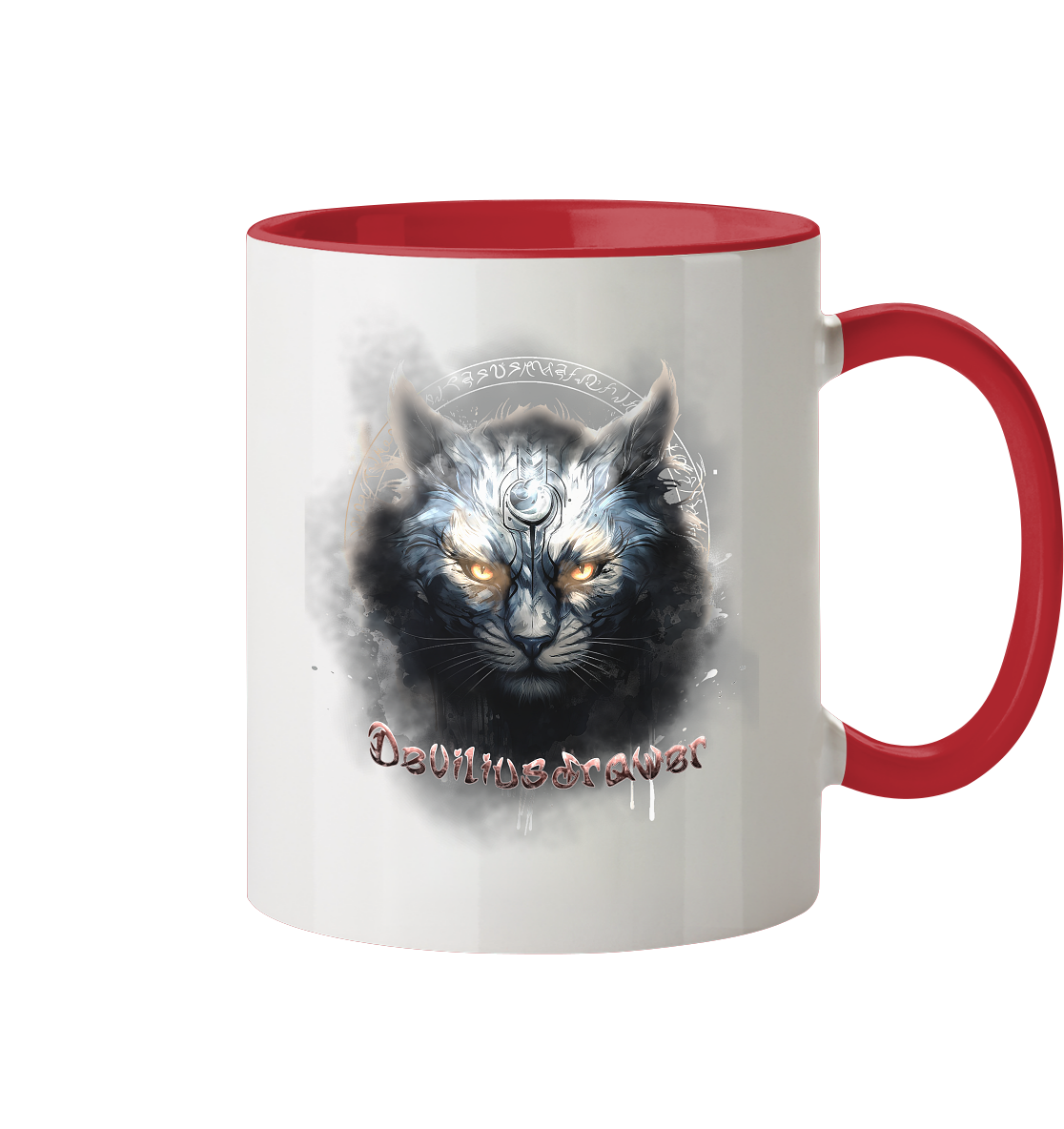 Deviliusdrawer Mysthic Cat - Tasse zweifarbig