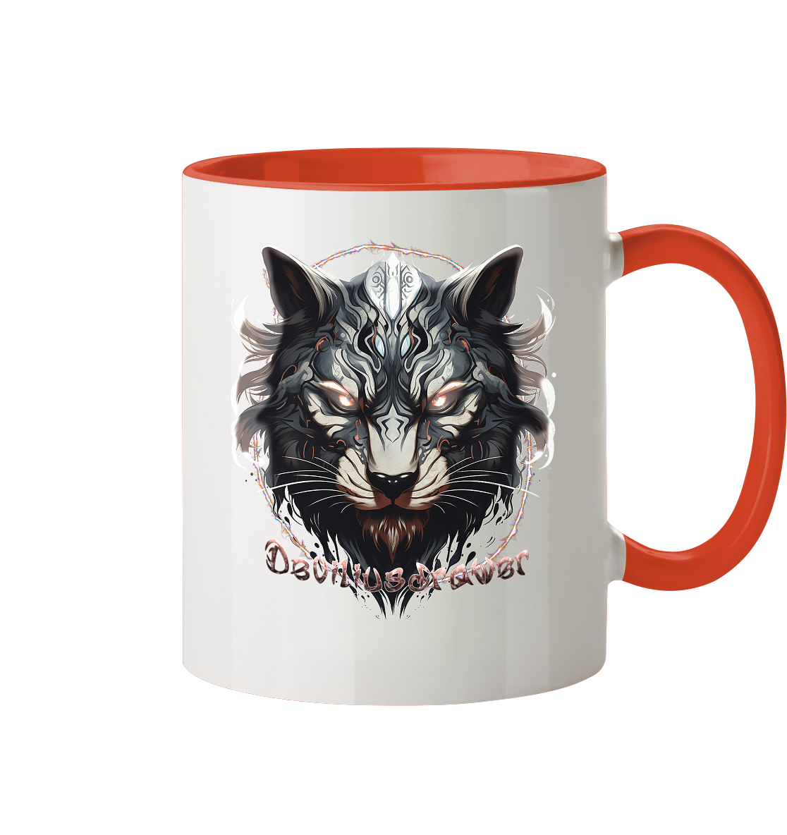 Deviliusdrawer Wolfcat - Tasse zweifarbig