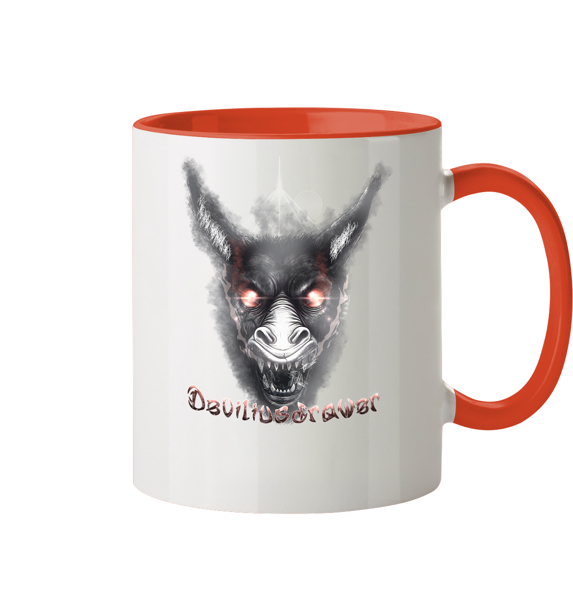 Deviliusdrawer Evil Donkey - Tasse zweifarbig