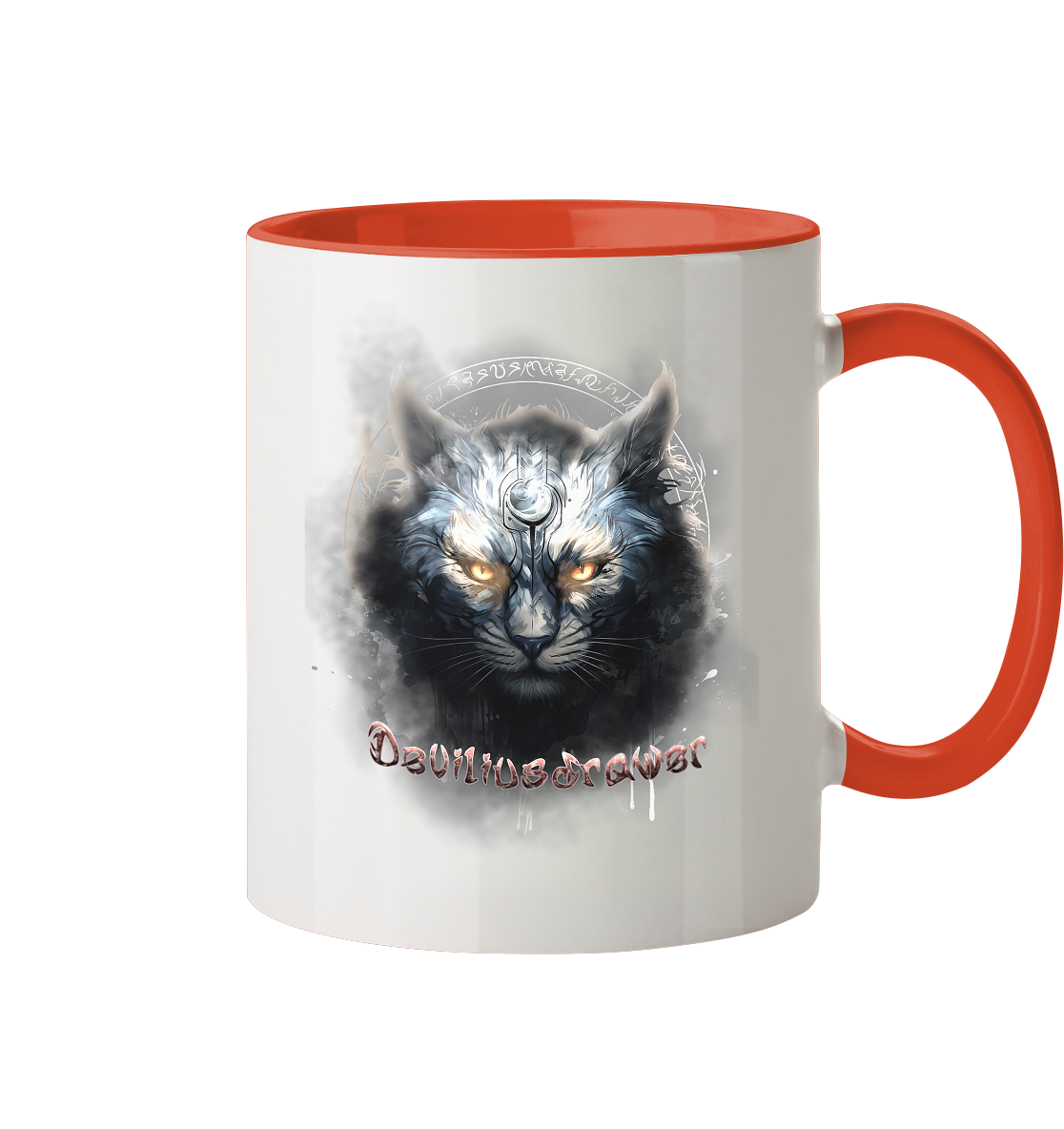 Deviliusdrawer Mysthic Cat - Tasse zweifarbig