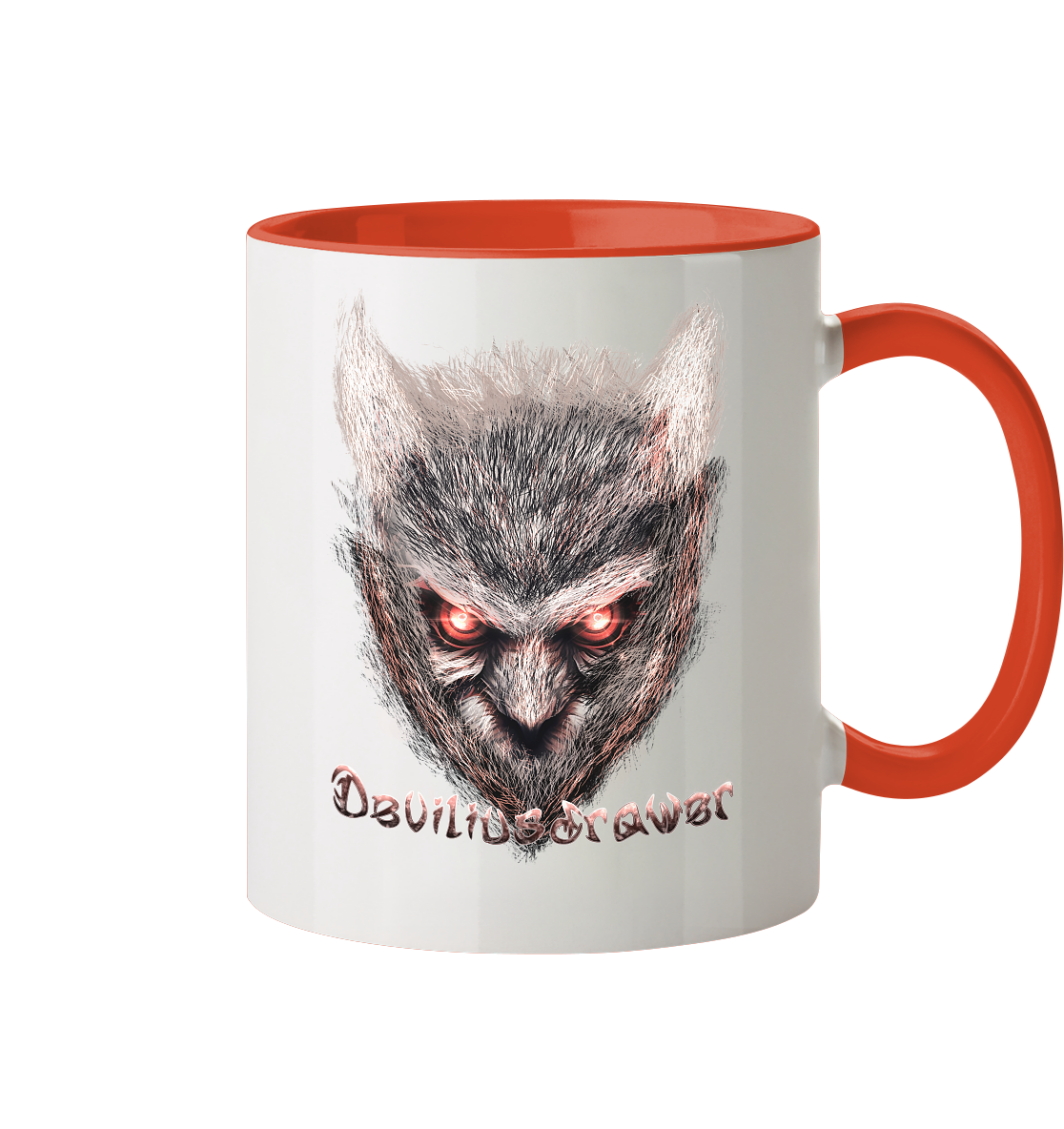 Deviliusdrawer Red Eyed Owl - Tasse zweifarbig