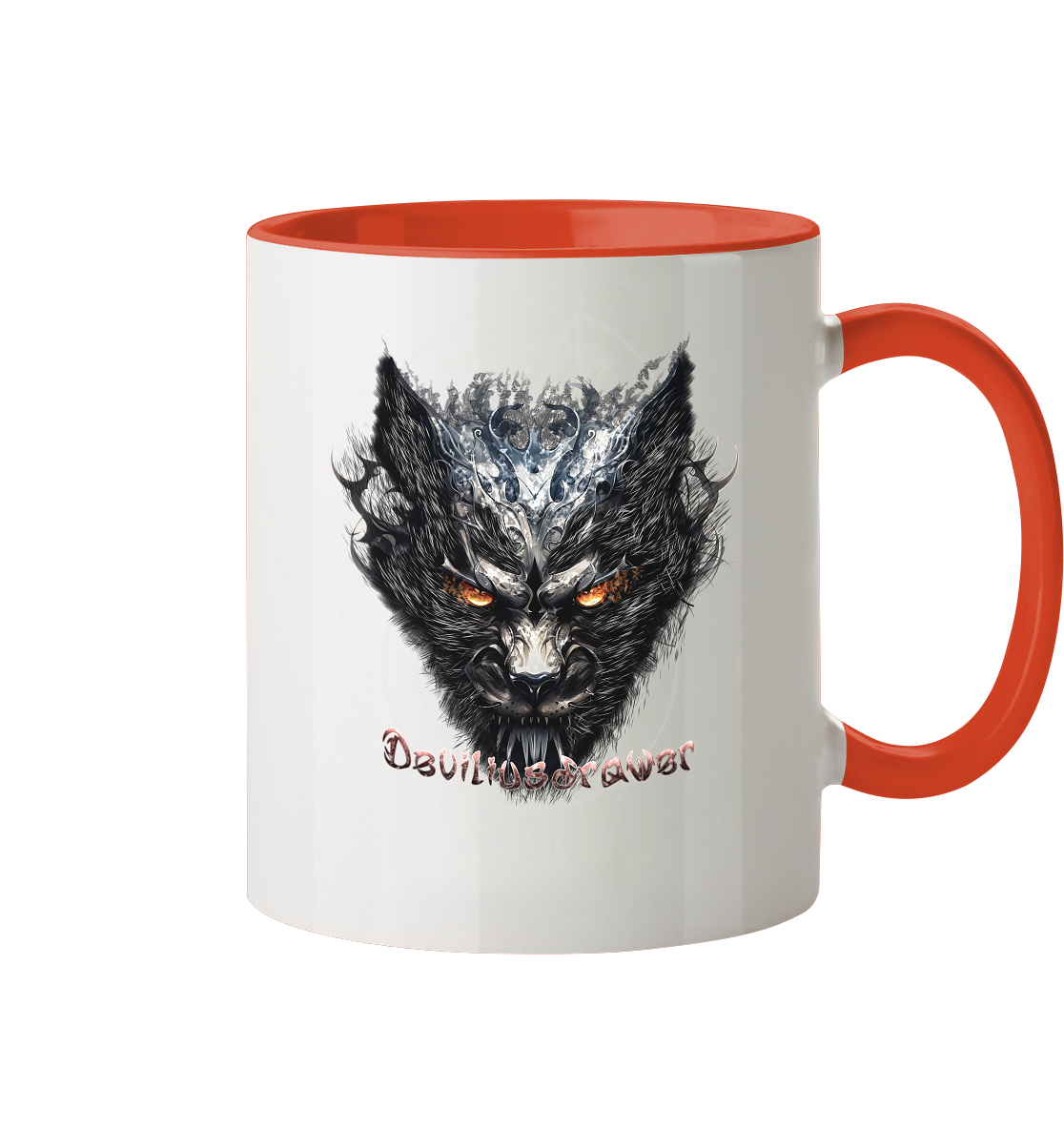 Deviliusdrawer Iron Cat - Tasse zweifarbig