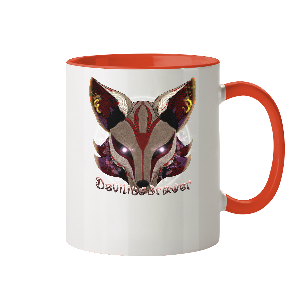 Deviliusdrawer Magic Kitsune - Tasse zweifarbig
