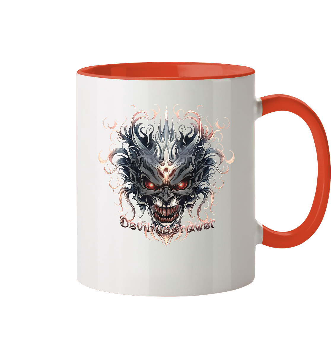 Deviliusdrawer Demon Mask - Tasse zweifarbig