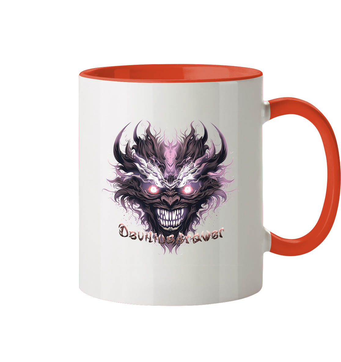 Deviliusdrawer Crazy Mask - Tasse zweifarbig