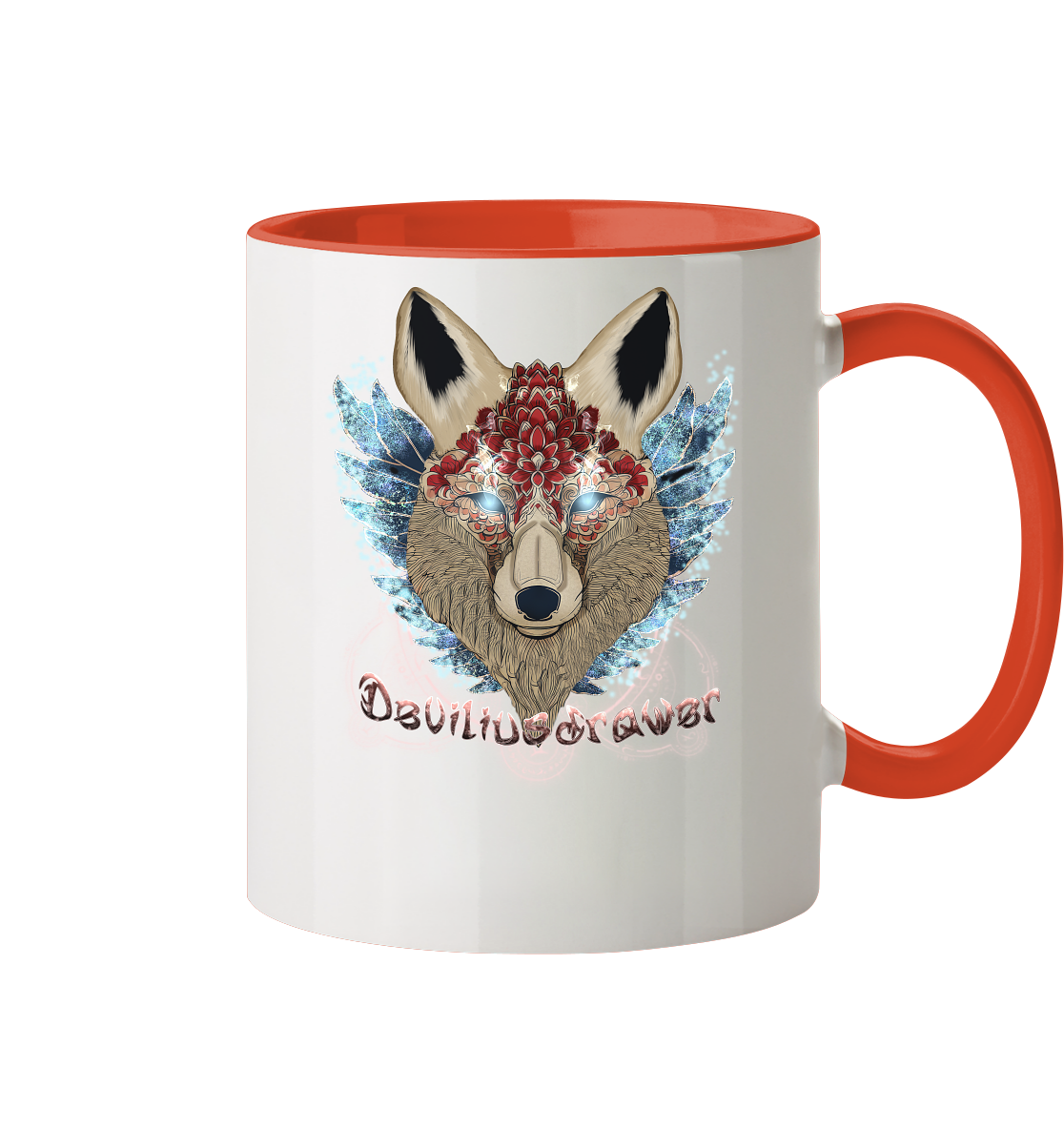 Deviliusdrawer Diamond Kitsune - Tasse zweifarbig
