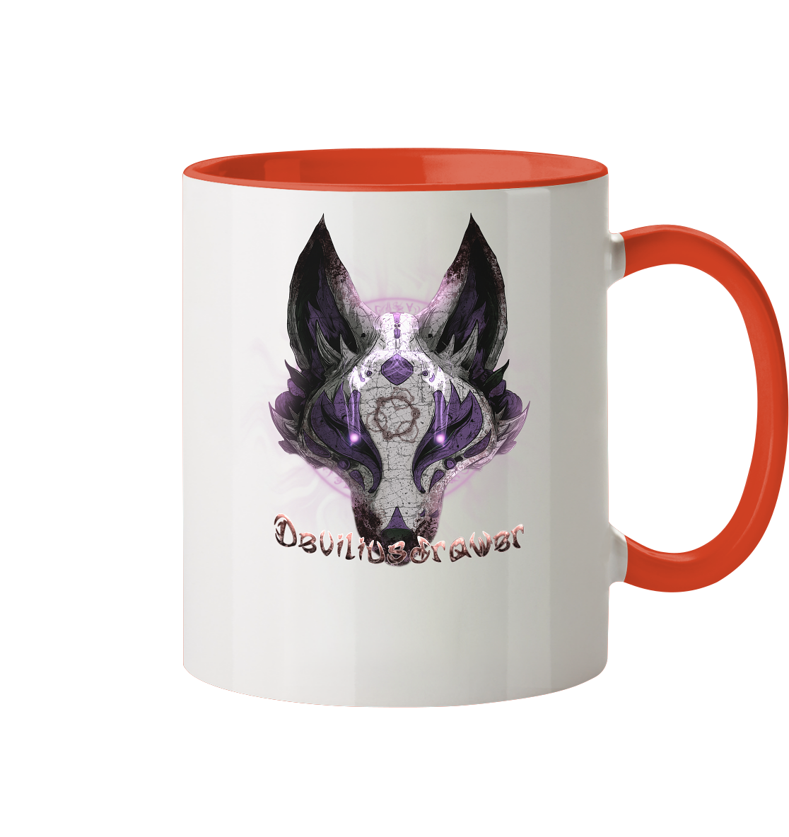 Deviliusdrawer Dark Kitsune - Tasse zweifarbig