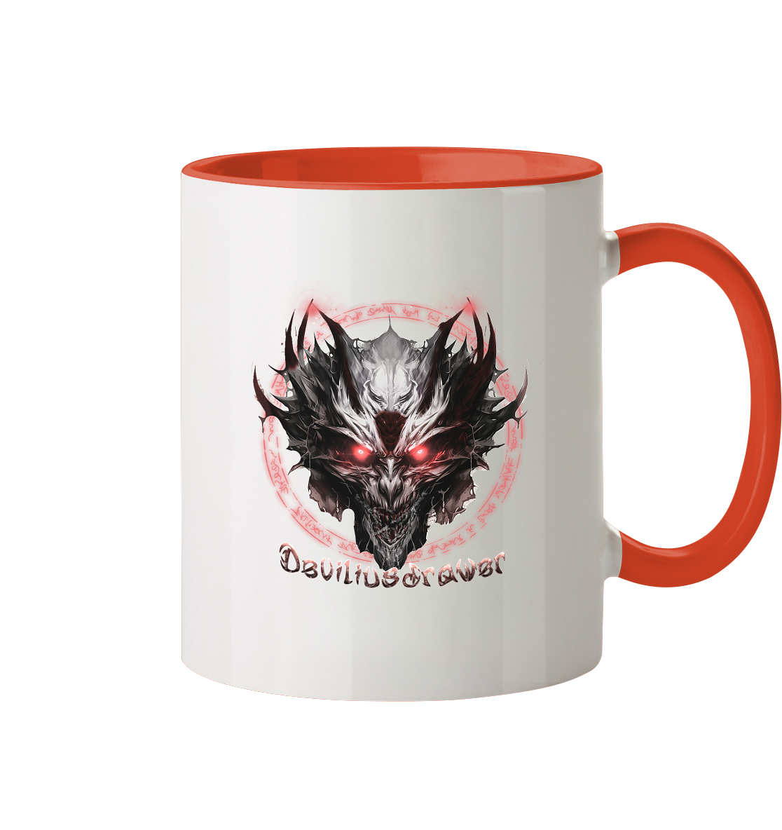 Deviliusdrawer Magic Glow Devil - Tasse zweifarbig