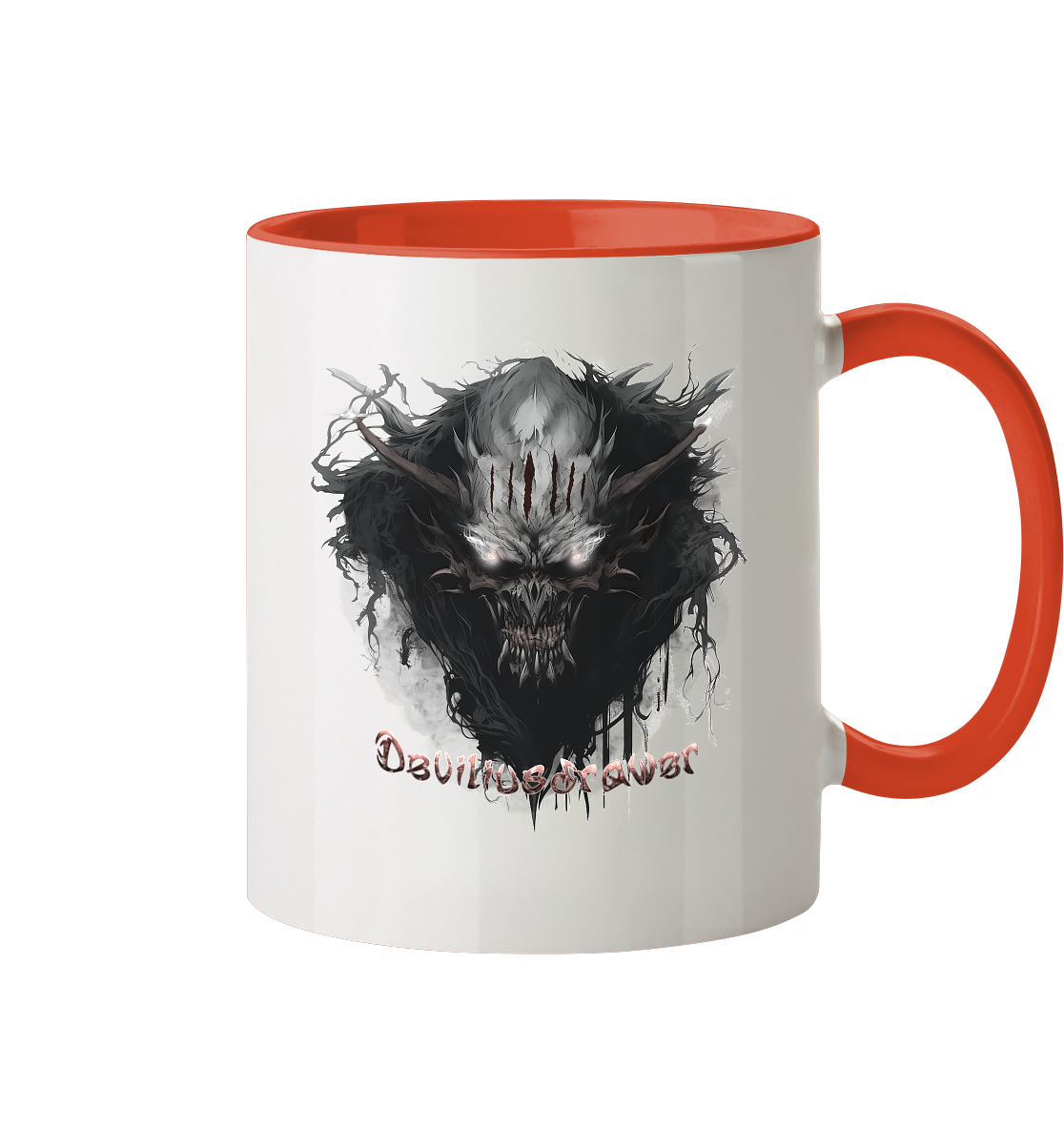 Deviliusdrawer Dark Smoke Demon - Tasse zweifarbig