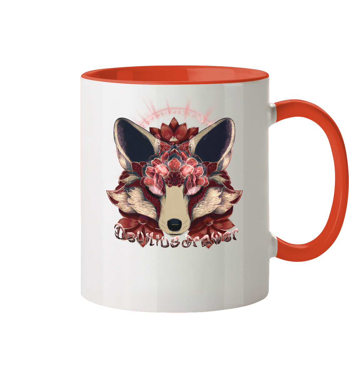 Deviliusdrawer Fire Kitsune - Tasse zweifarbig