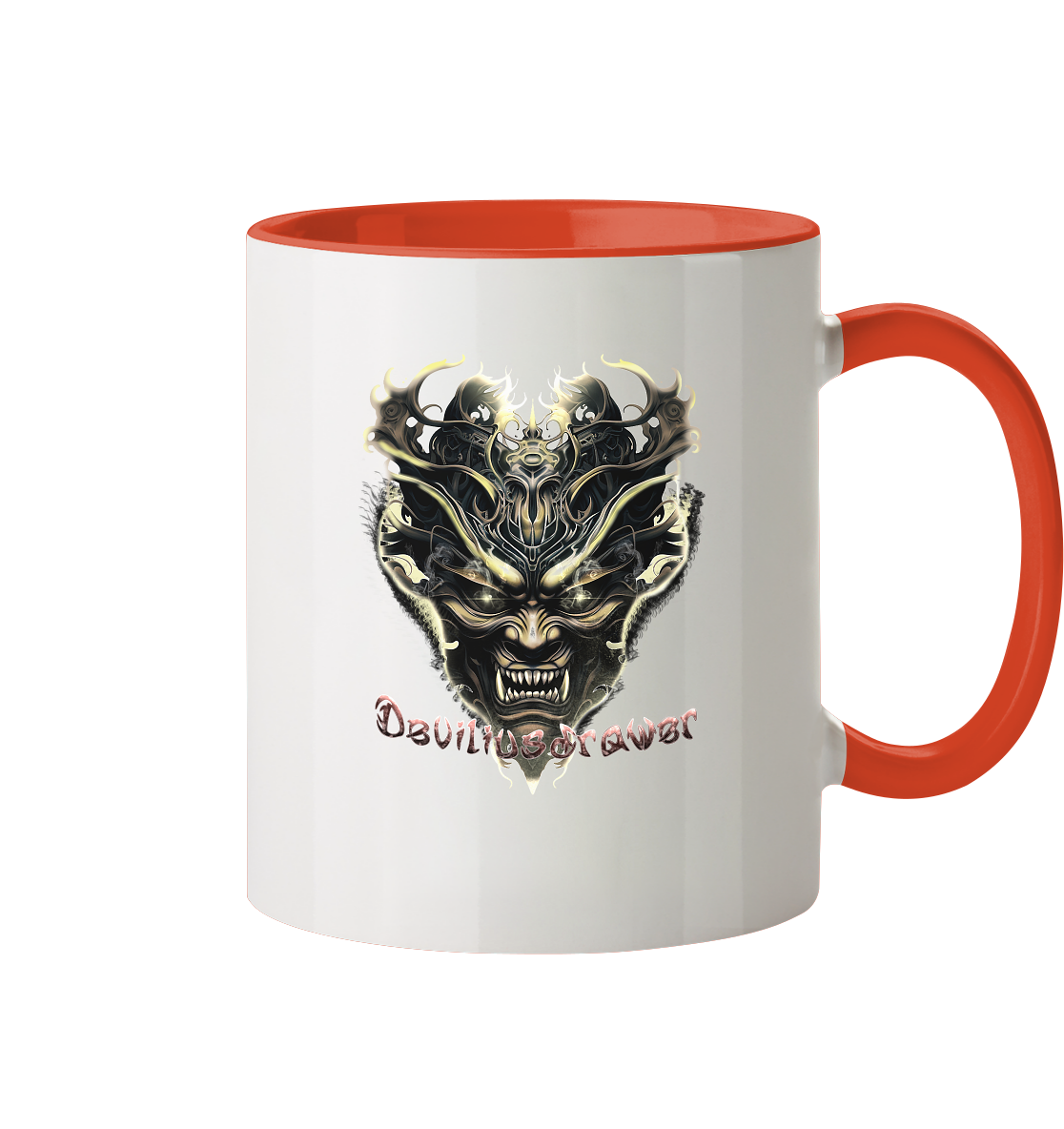Deviliusdrawer Golden Demon Vampire - Tasse zweifarbig