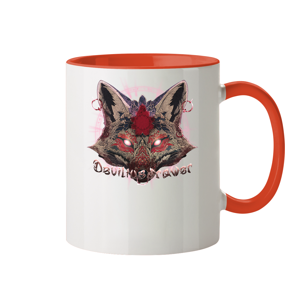 Deviliusdrawer Demon Kitsune - Tasse zweifarbig