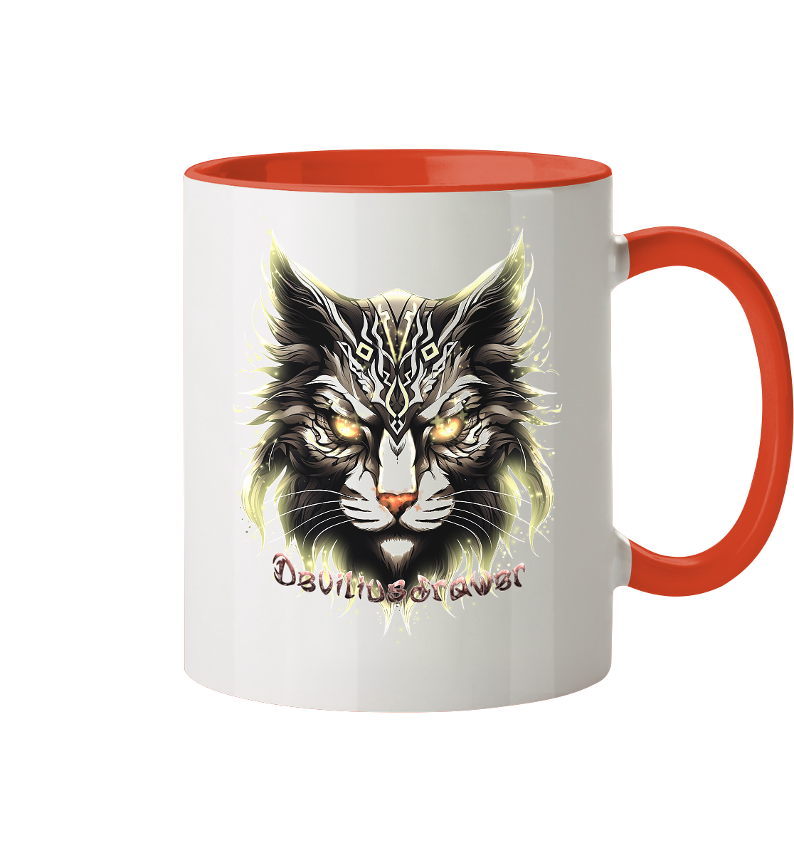 Deviliusdrawer Golden Cat - Tasse zweifarbig
