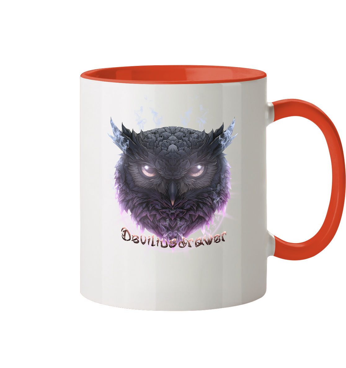 Deviliusdrawer Darkness Owl - Tasse zweifarbig