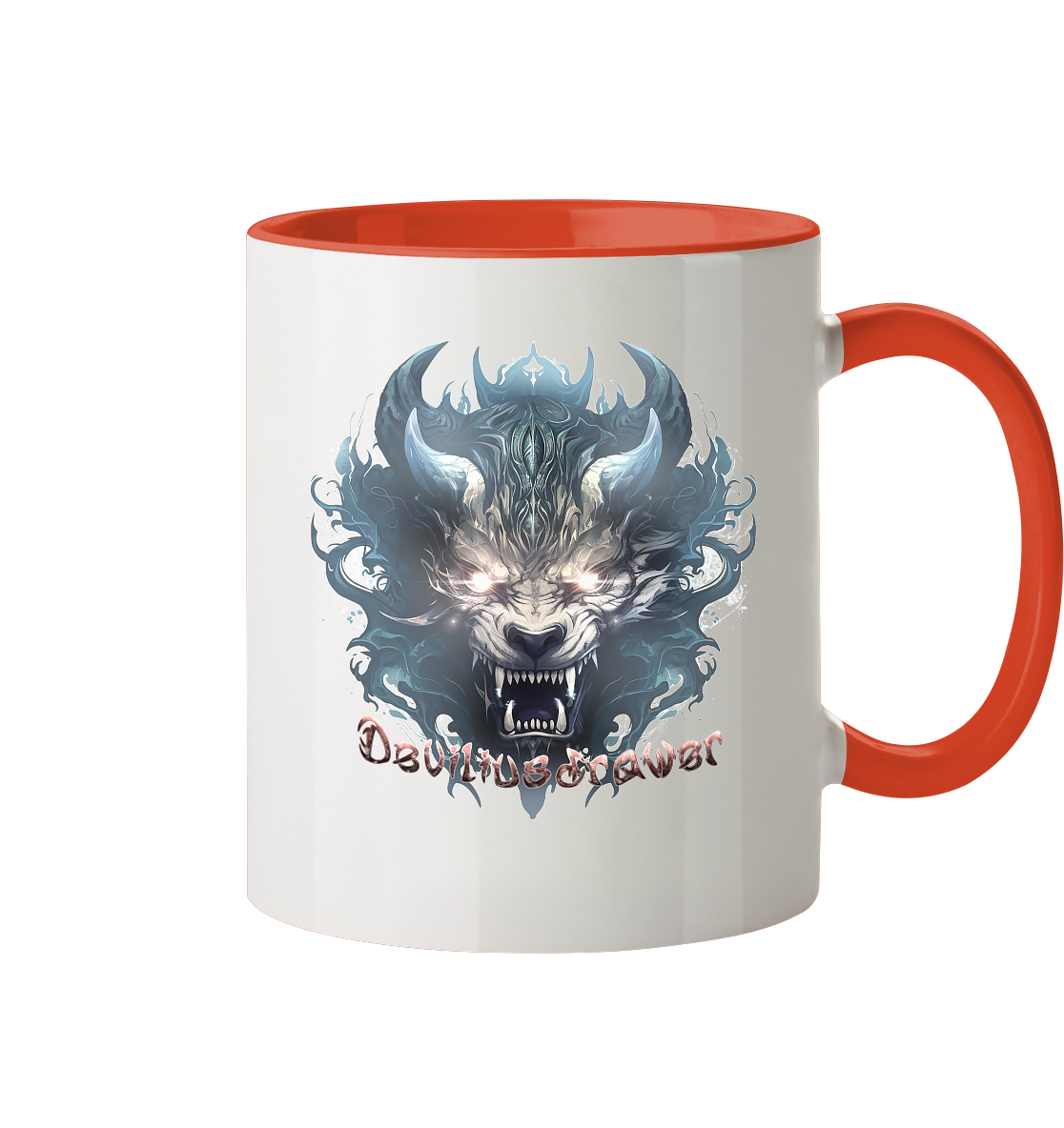 Deviliusdrawer Water Horn Tiger - Tasse zweifarbig
