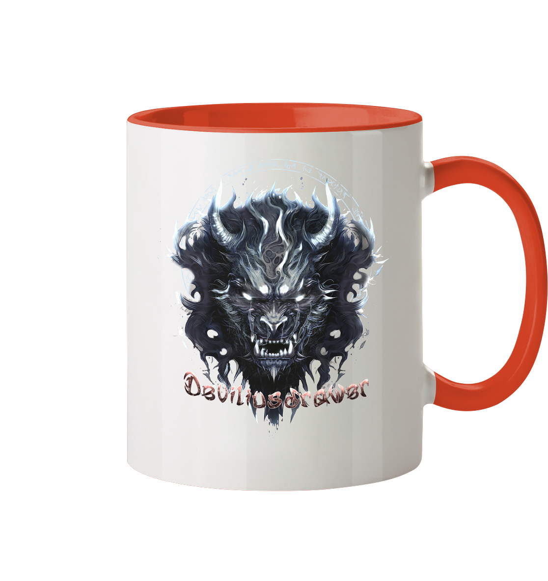 Deviliusdrawer Dark Wolf Mask - Tasse zweifarbig