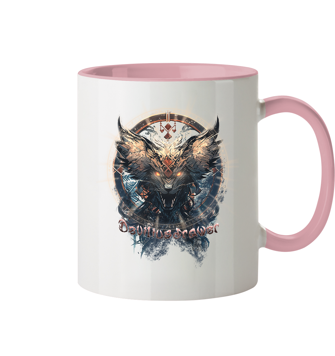 Deviliusdrawer Dark Magic Wolf - Tasse zweifarbig