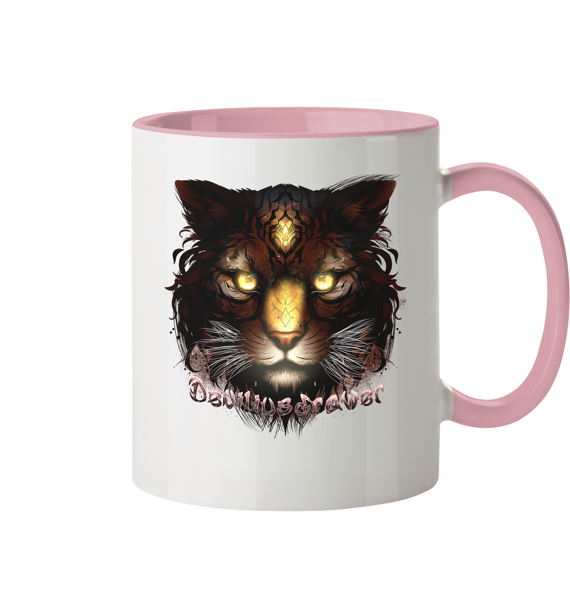 Deviliusdrawer Gold Tigercat - Tasse zweifarbig