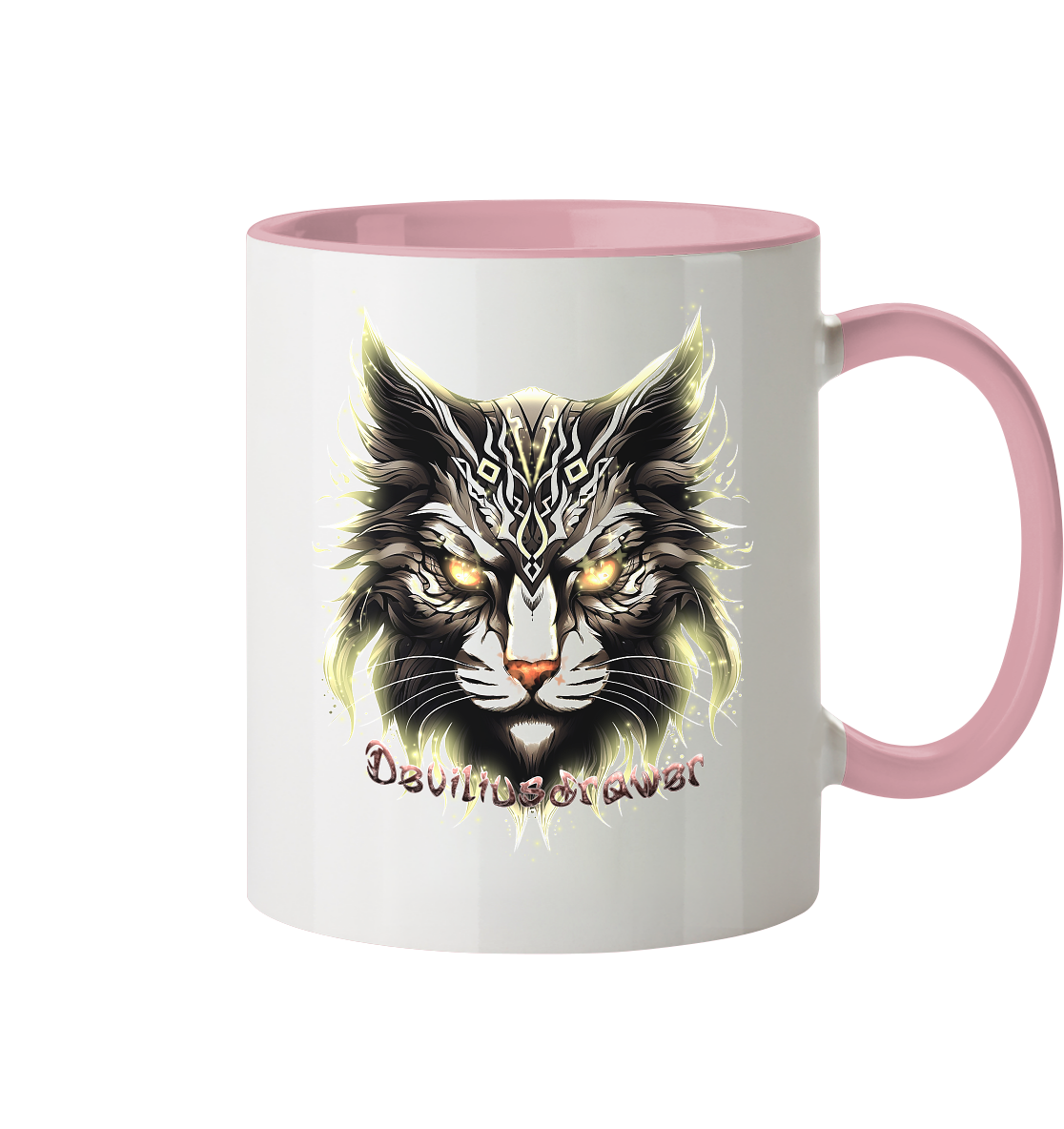Deviliusdrawer Golden Cat - Tasse zweifarbig