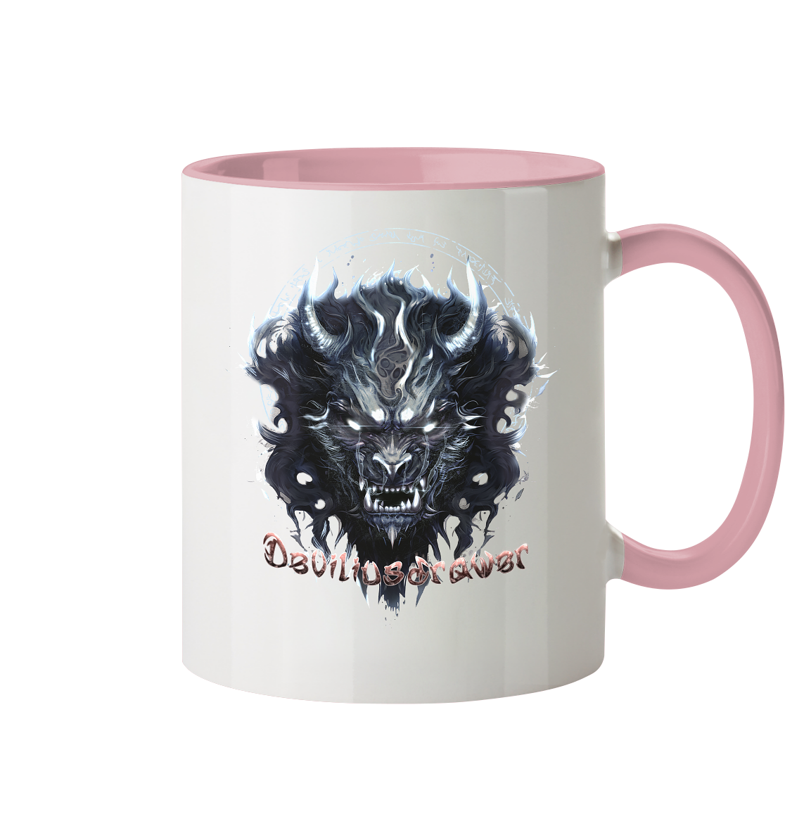Deviliusdrawer Dark Wolf Mask - Tasse zweifarbig