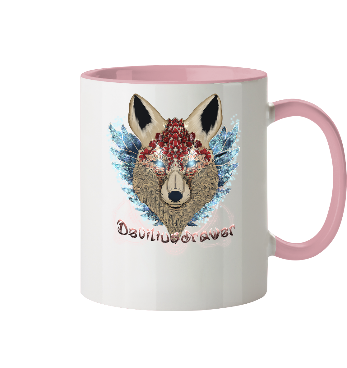 Deviliusdrawer Diamond Kitsune - Tasse zweifarbig