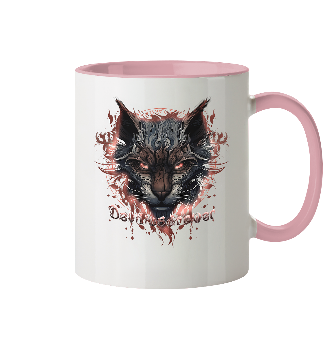 Deviliusdrawer Devil Cat - Tasse zweifarbig