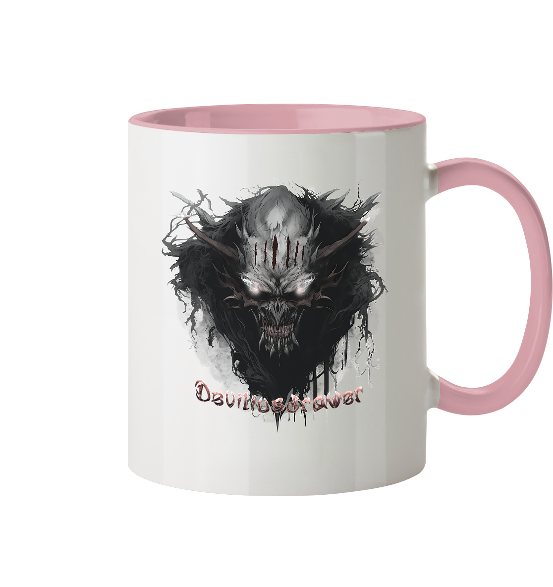 Deviliusdrawer Dark Smoke Demon - Tasse zweifarbig